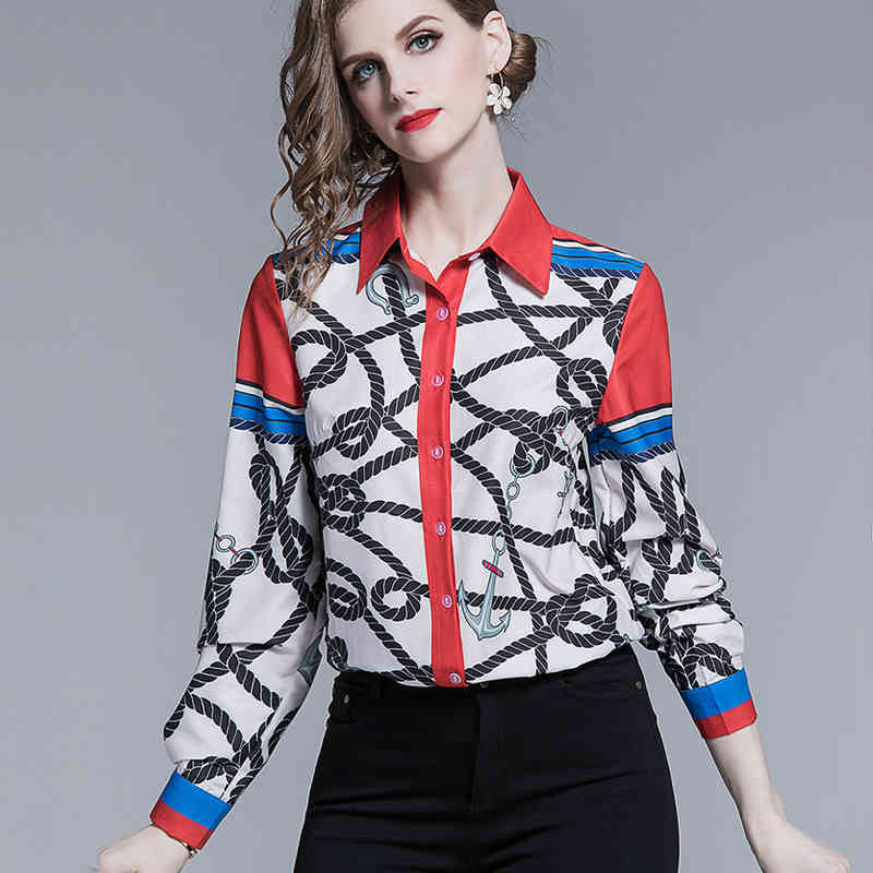 Office Lady Blusa Turn-down Collar Vintage Print Tops Elegant Chiffon Women Blouses Long Sleeve Casual Shirts blusa feminina 210520, Black
Office Lady Blusa Turn-down Collar Vintage Print Tops Elegant Chiffon Women Blouses Long Sleeve Casual Shirts blusa feminina 210520, Black