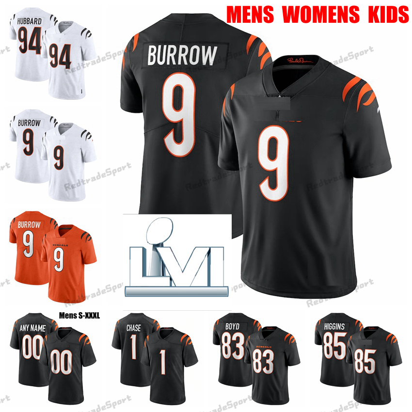 Mens Super Bowls 1 Ja'Marr Chase Football Jerseys LVI 9 Joe Burrow 28 Mixon 94 Sam Hubbard 85 Tee Higgins Jersey Boyd Embroidery WHITE WOMENS Stitched Shirts Kids S-XXXL, Lvi womens s-xxl
Mens Super Bowls 1 Ja'Marr Chase Football Jerseys LVI 9 Joe Burrow 28 Mixon 94 Sam Hubbard 85 Tee Higgins Jersey Boyd Embroidery WHITE WOMENS Stitched Shirts Kids S-XXXL, Lvi womens s-xxl