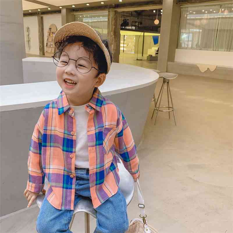 Spring fashion boys plaid long sleeve shirts kids cotton 2 colors casual Tops clothes 210708, Green plaid
Spring fashion boys plaid long sleeve shirts kids cotton 2 colors casual Tops clothes 210708, Green plaid
