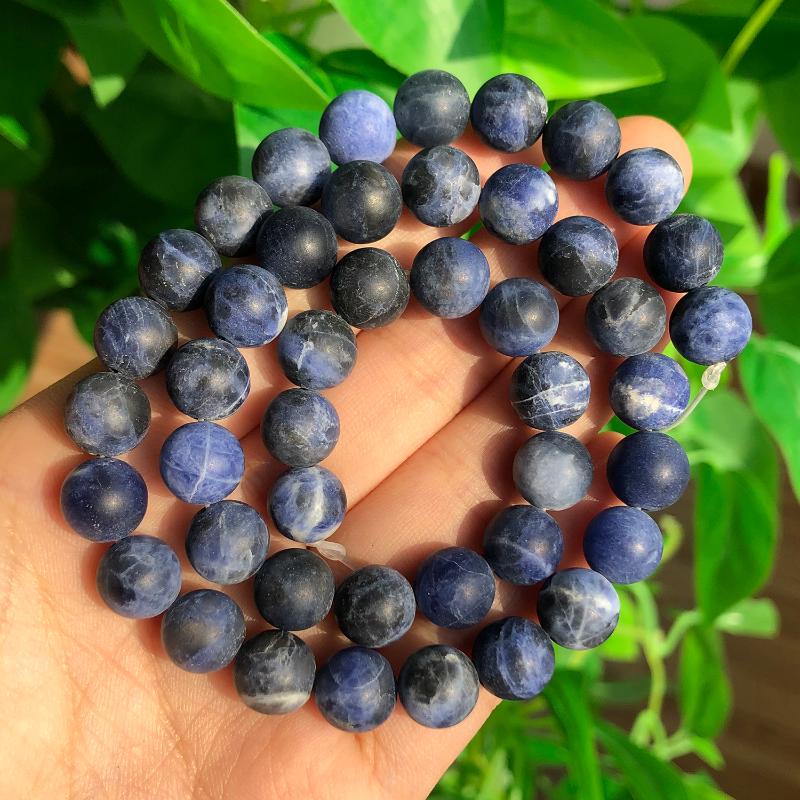 Other 4/6/8/10/12mm Matte Old Blue Sodalite Natural Stone Beads Round Loose For Jewelry Making DIY Bracelet Wholesale
Other 4/6/8/10/12mm Matte Old Blue Sodalite Natural Stone Beads Round Loose For Jewelry Making DIY Bracelet Wholesale