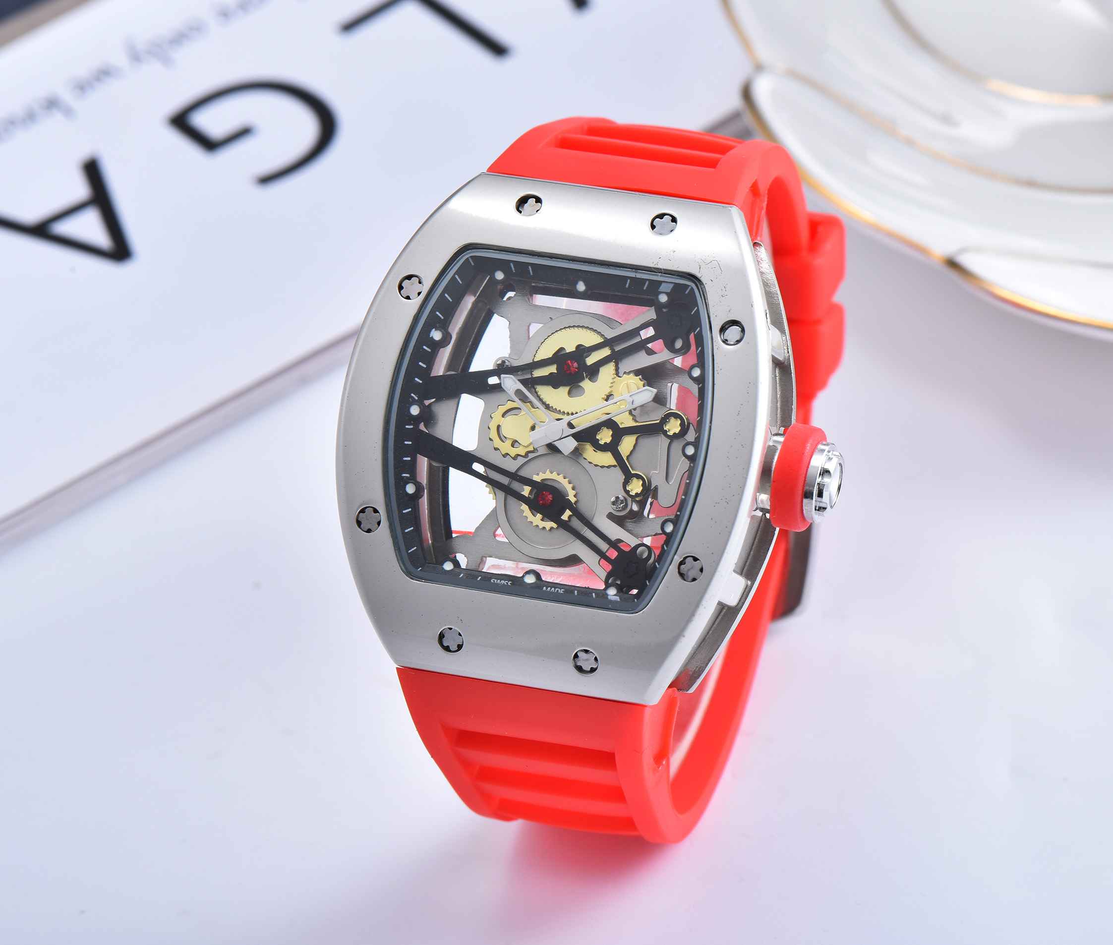 NEW High Quality Men Watch Silicone Ghost Head Skeleton Skull Sports Quartz Hollow Wristwatches, Black
NEW High Quality Men Watch Silicone Ghost Head Skeleton Skull Sports Quartz Hollow Wristwatches, Black