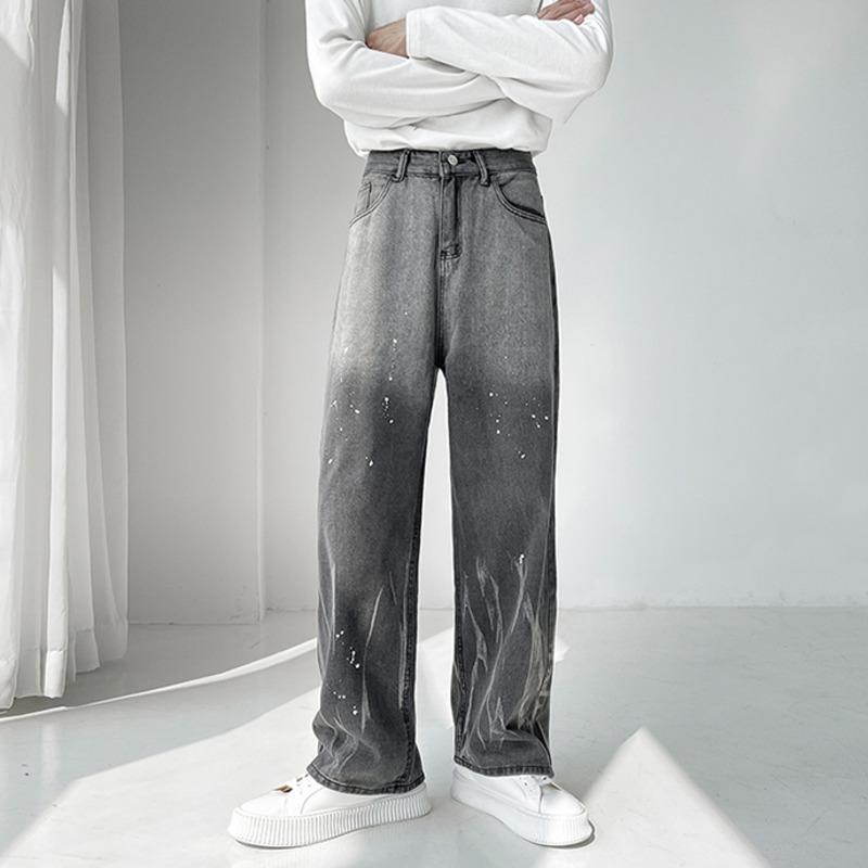 Men' Jeans SYUHGFA Clothing 2022 Spring Arrival Tie Dye Korean Streetwear Fashion Straight Casual Denim Trousers For Male, Black and gray
Men' Jeans SYUHGFA Clothing 2022 Spring Arrival Tie Dye Korean Streetwear Fashion Straight Casual Denim Trousers For Male, Black and gray