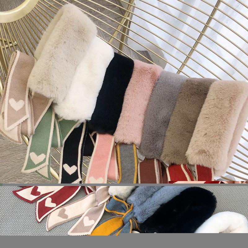 Scarves Soft Faux Fur Scarf Neck Warmer Knitted Plush Collar Winter Shawl Wraps Girls Muffler
Scarves Soft Faux Fur Scarf Neck Warmer Knitted Plush Collar Winter Shawl Wraps Girls Muffler