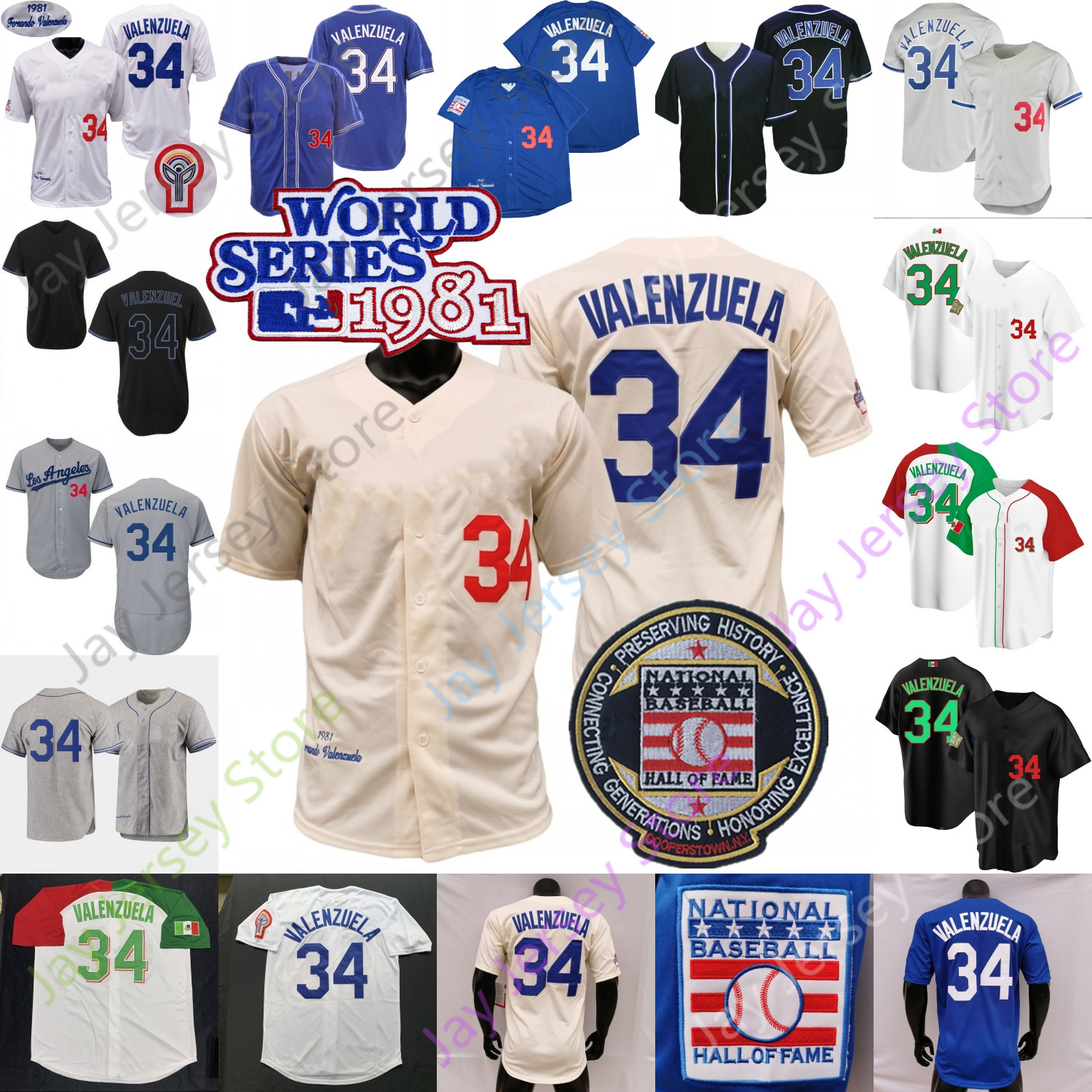 Fernando Valenzuela Jersey 1981 WS Patch Blue White Grey Cream Player Blue Black Fashion Mexico Black Mexico White Salute to Service
Fernando Valenzuela Jersey 1981 WS Patch Blue White Grey Cream Player Blue Black Fashion Mexico Black Mexico White Salute to Service