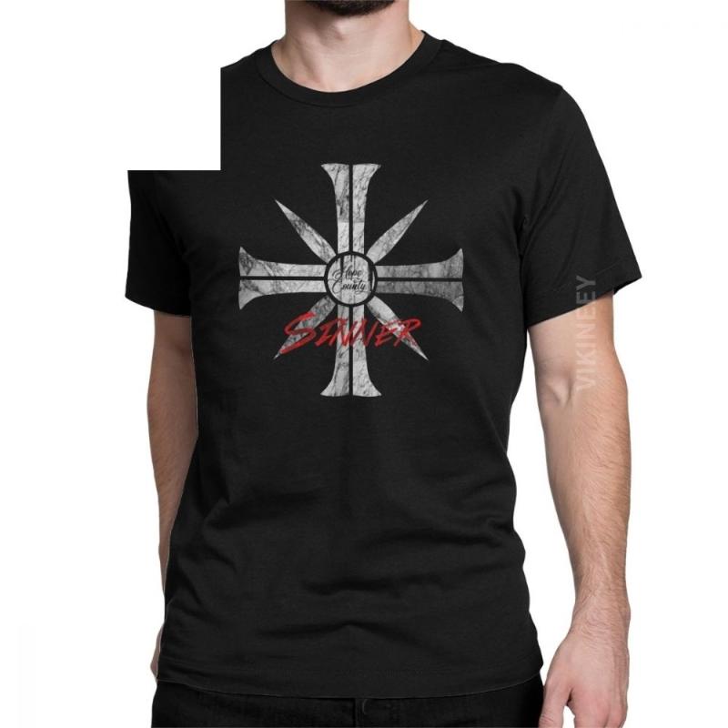 Men' T-Shirts Men T Shirt Far Cry Game John Seed Hope County Tee Cross Sinner Humor Short Sleeves Tops Cotton Fabric Normal, Black
Men' T-Shirts Men T Shirt Far Cry Game John Seed Hope County Tee Cross Sinner Humor Short Sleeves Tops Cotton Fabric Normal, Black
