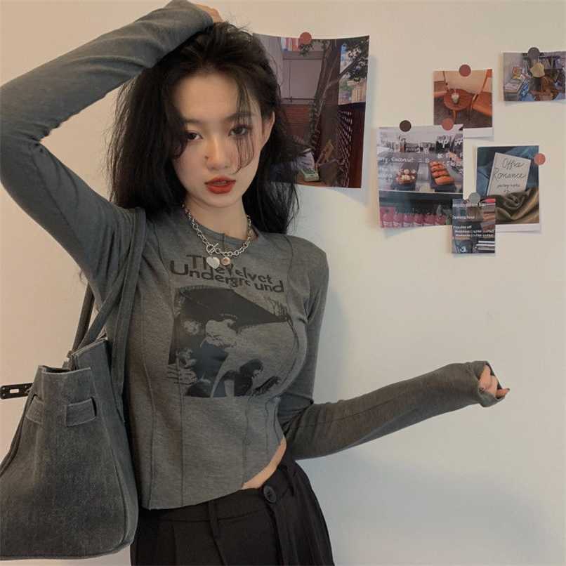 y2k spring and autumn cropped top Slim slimming design sense irregular long-sleeved T-shirt bottoming shirt 211110, Beige
y2k spring and autumn cropped top Slim slimming design sense irregular long-sleeved T-shirt bottoming shirt 211110, Beige