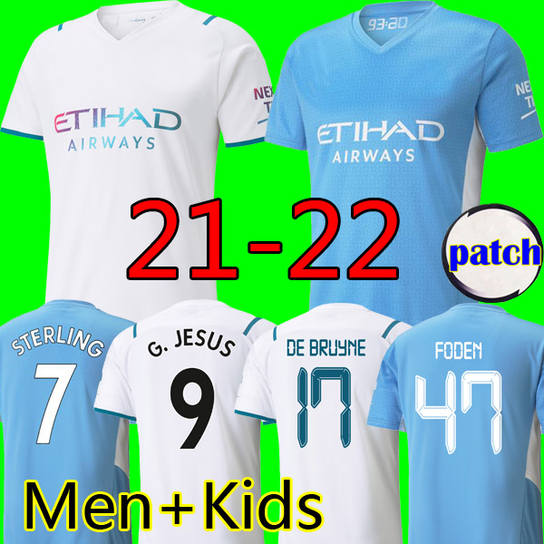 21 22 Manchester City soccer jerseys G. JESUS STERLING FERRAN Kits DE BRUYNE foden 2021 2022 Away Top football shirts MAN uniform men + kids kit sets uniforms, Away patch
21 22 Manchester City soccer jerseys G. JESUS STERLING FERRAN Kits DE BRUYNE foden 2021 2022 Away Top football shirts MAN uniform men + kids kit sets uniforms, Away patch