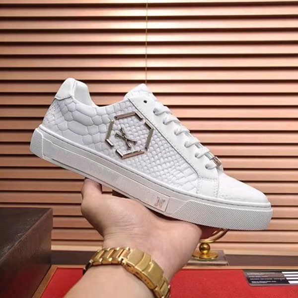 Fashion Men Leather Lace Up Platform Oversized Sole Sneakers White Casual Shoes Printed hgj001, Black
Fashion Men Leather Lace Up Platform Oversized Sole Sneakers White Casual Shoes Printed hgj001, Black