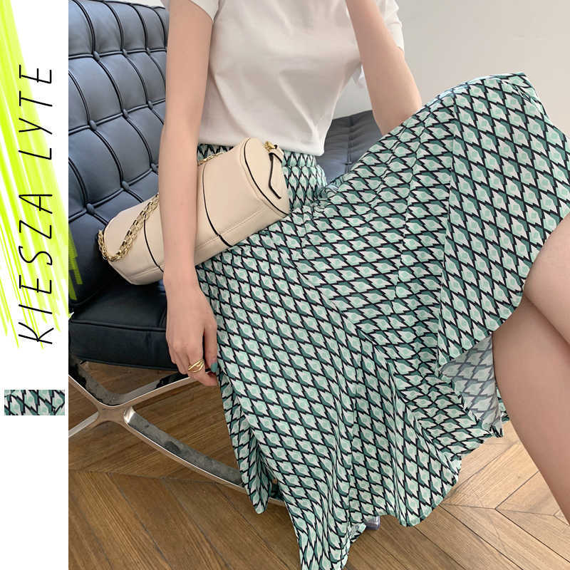 summer skirt retro plaid high waisted slim mid length A line office lady fashion female boho beach faldas mujer 210608, Green
summer skirt retro plaid high waisted slim mid length A line office lady fashion female boho beach faldas mujer 210608, Green