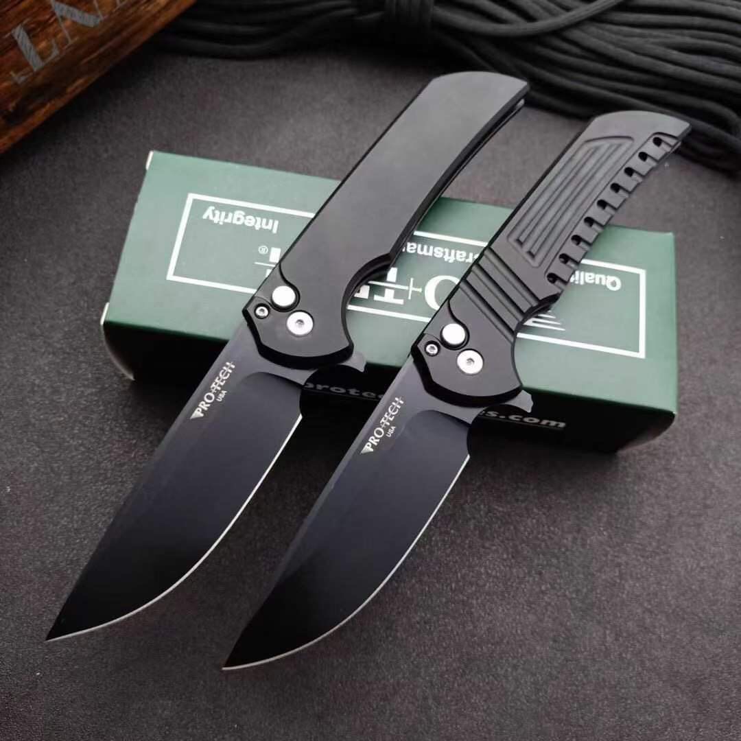 Pro-Tech Mordax button locks the quick-opening folding knife 3.15 in CPM-20CV Blade T6 Aeronautical Aluminum Handle EDC Outdoor Travel Pocket Knives
Pro-Tech Mordax button locks the quick-opening folding knife 3.15 in CPM-20CV Blade T6 Aeronautical Aluminum Handle EDC Outdoor Travel Pocket Knives