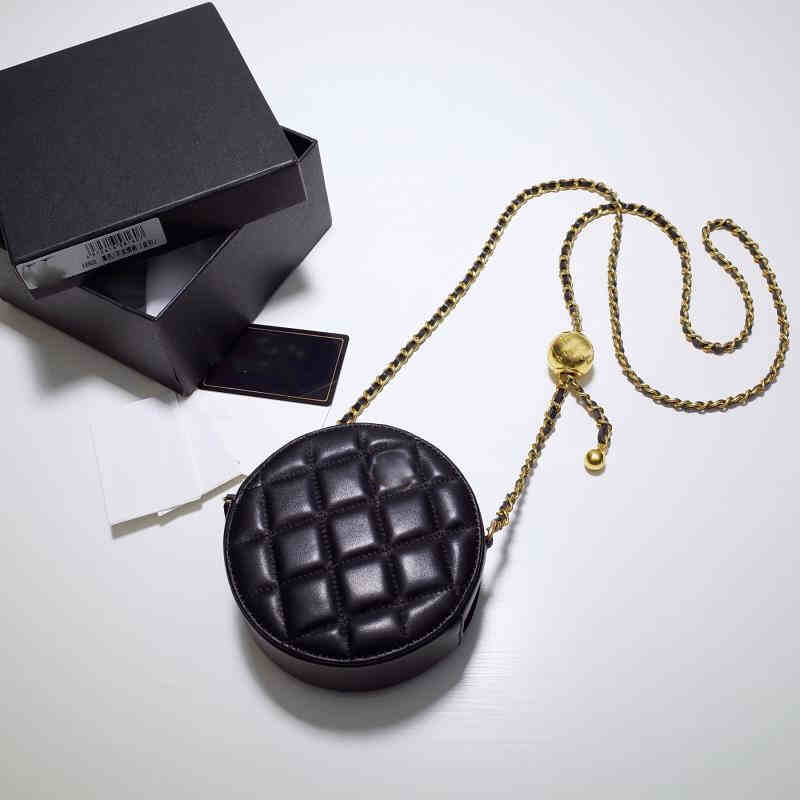 Luxury Designer Diamond Lattice Shoulder Bags Classic round crossbody Fashion Brand Sheepskin Lady Women Original Genuine Leather Handbags M 
Luxury Designer Diamond Lattice Shoulder Bags Classic round crossbody Fashion Brand Sheepskin Lady Women Original Genuine Leather Handbags M