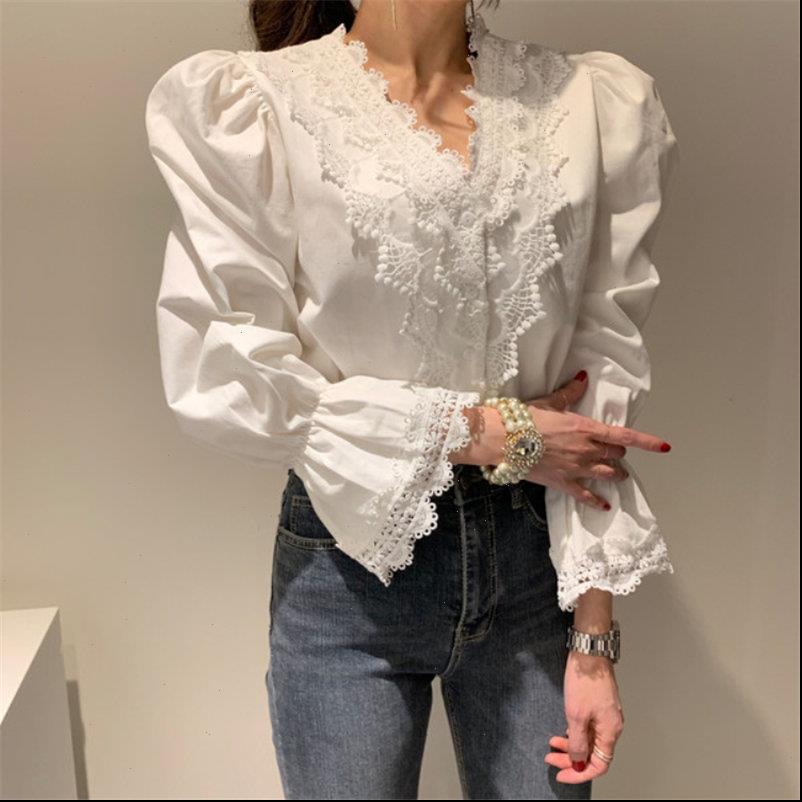 womens shirt ol office lady casual v neck shirts sweet chic patchwork lace flare sleeves warm all match stylish blouses, White
womens shirt ol office lady casual v neck shirts sweet chic patchwork lace flare sleeves warm all match stylish blouses, White