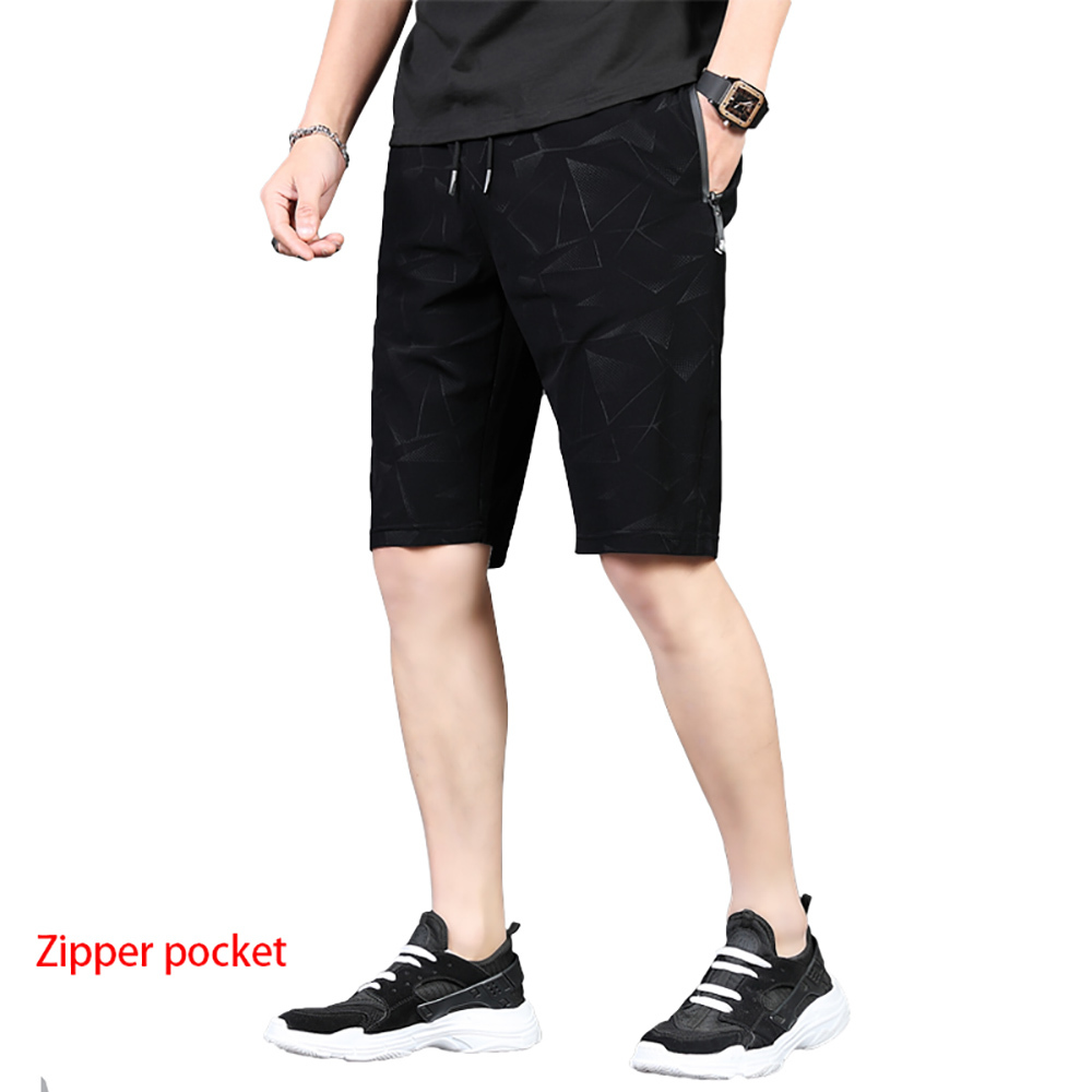 Arrive Men Shorts Summer Leisure Loose Fitness Motion Shorts Men Drawstring Bermuda Beach Shorts Men B0704 210518