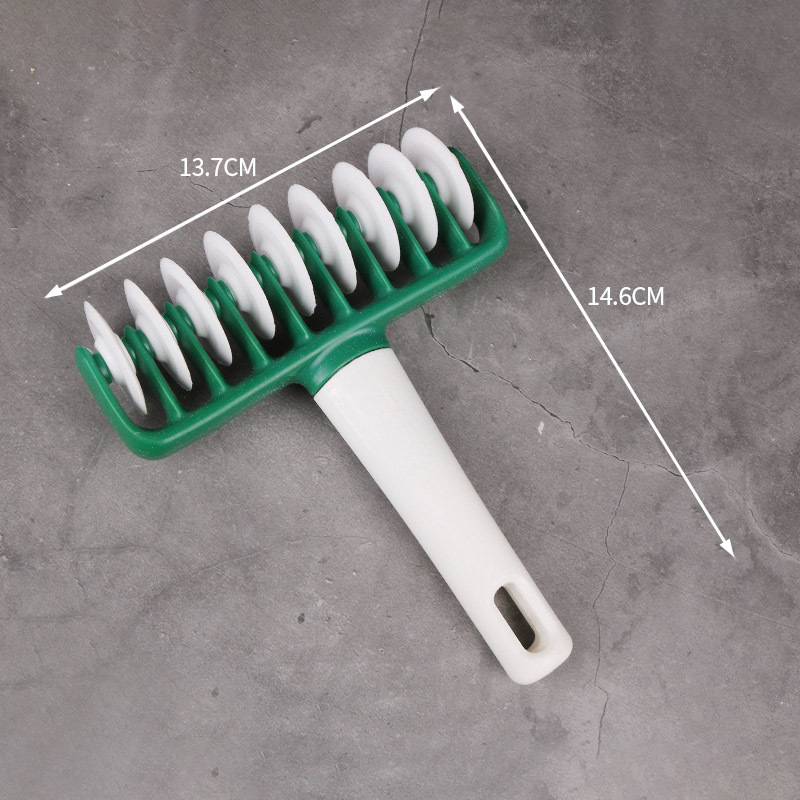 1Pcs Lace Cut/Flat Cut Baking Tool Kitchen Accessories Hob Roller Knife Rolling Pin Dumpling Skin Tool Plastic Multi-function