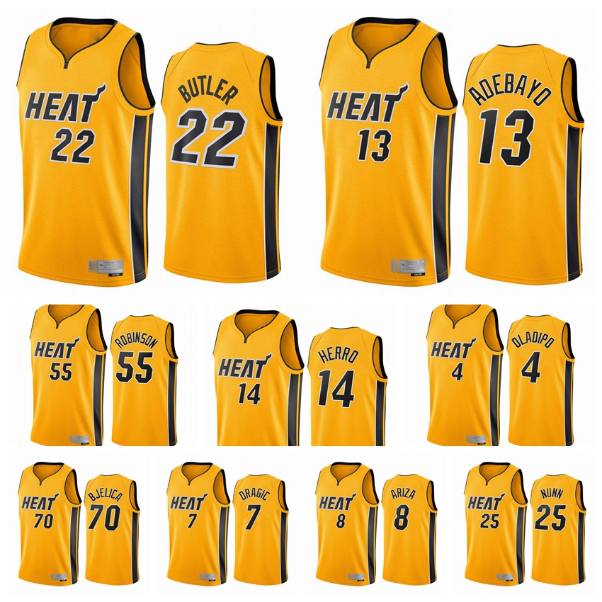 2020-21 Miami Heat Men Jimmy Butler Tyler Herro Bam Adebayo Victor Oladipo Duncan Robinson Goran Dragic Earned Edition Yellow #22 Ba, Black;red
2020-21 Miami Heat Men Jimmy Butler Tyler Herro Bam Adebayo Victor Oladipo Duncan Robinson Goran Dragic Earned Edition Yellow #22 Ba, Black;red