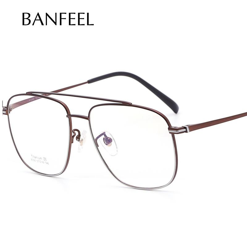 Fashion Sunglasses Frames IP Titanium Glasses Frame Man Oversized Square High Quality Women Optical Prescripton Spectacle Eye Point Goggles
Fashion Sunglasses Frames IP Titanium Glasses Frame Man Oversized Square High Quality Women Optical Prescripton Spectacle Eye Point Goggles