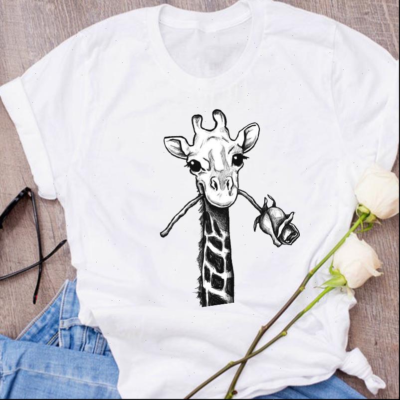 graphic giraffe flower cool animal womens fashion cartoon clothes tees print clothing female t shirt, White
graphic giraffe flower cool animal womens fashion cartoon clothes tees print clothing female t shirt, White