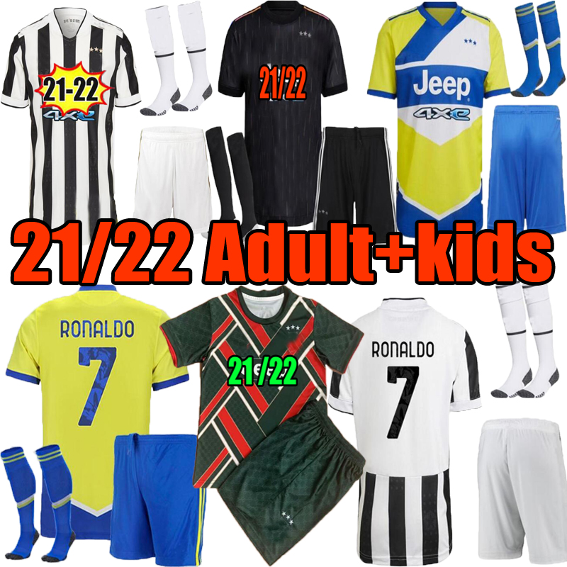 Adult kids kit RONALDO DYBALA 21 22 soccer jerseys set juventus 2021 2022 CHIESA MORATA KULUSEVSKI home away third football shirt DE LIGT Ca, Black;yellow
Adult kids kit RONALDO DYBALA 21 22 soccer jerseys set juventus 2021 2022 CHIESA MORATA KULUSEVSKI home away third football shirt DE LIGT Ca, Black;yellow
