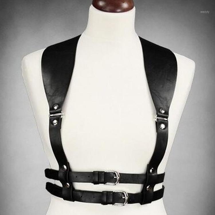 Women Sexy Punk Faux Leather Wide Belt Body Bondage Cage Sculpting Harness Waist Straps Suspenders Bras Sets, Black
Women Sexy Punk Faux Leather Wide Belt Body Bondage Cage Sculpting Harness Waist Straps Suspenders Bras Sets, Black