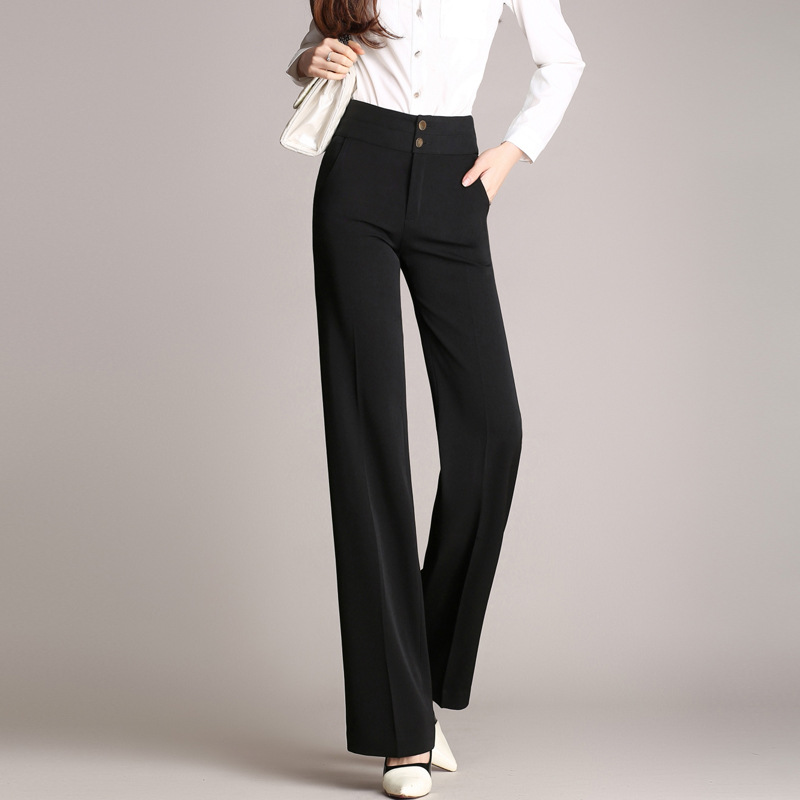 Women's Formal Straight Culottes Wide Leg Business Pocket Button Front Pants Office / Career Work, Black;white
Women's Formal Straight Culottes Wide Leg Business Pocket Button Front Pants Office / Career Work, Black;white