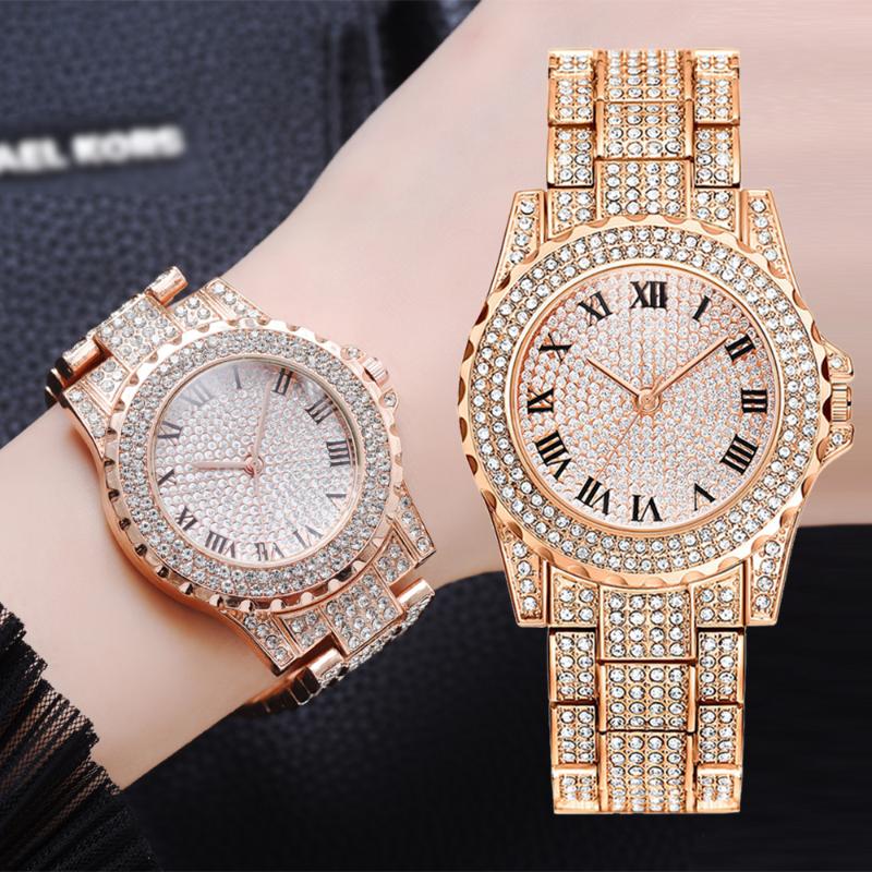 Relogio Feminino Fashion Bling Women's Watches Luxury Rhinestone Diamond Silver Rose Gold Watch For Ladies Simple Clock Wristwatches
Relogio Feminino Fashion Bling Women's Watches Luxury Rhinestone Diamond Silver Rose Gold Watch For Ladies Simple Clock Wristwatches