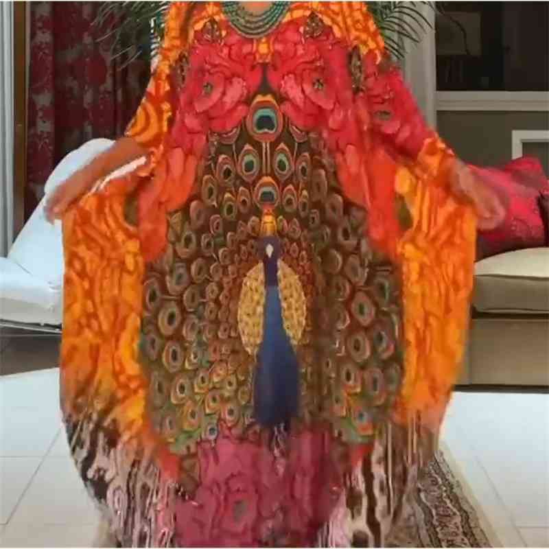 new peacock round neck print robe style beach sunscreen shirt holiday skirt bikini swimsuit blouse, Black;gray
new peacock round neck print robe style beach sunscreen shirt holiday skirt bikini swimsuit blouse, Black;gray