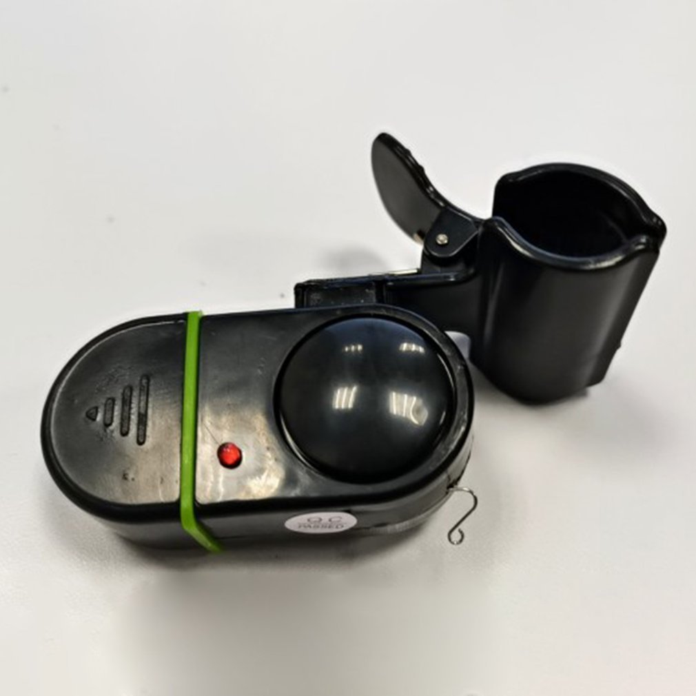 Electronic Bite Fish Alarm Bell Hengel Pole W/Led Light Sound Light Alarm Device Portable and Easy Installed