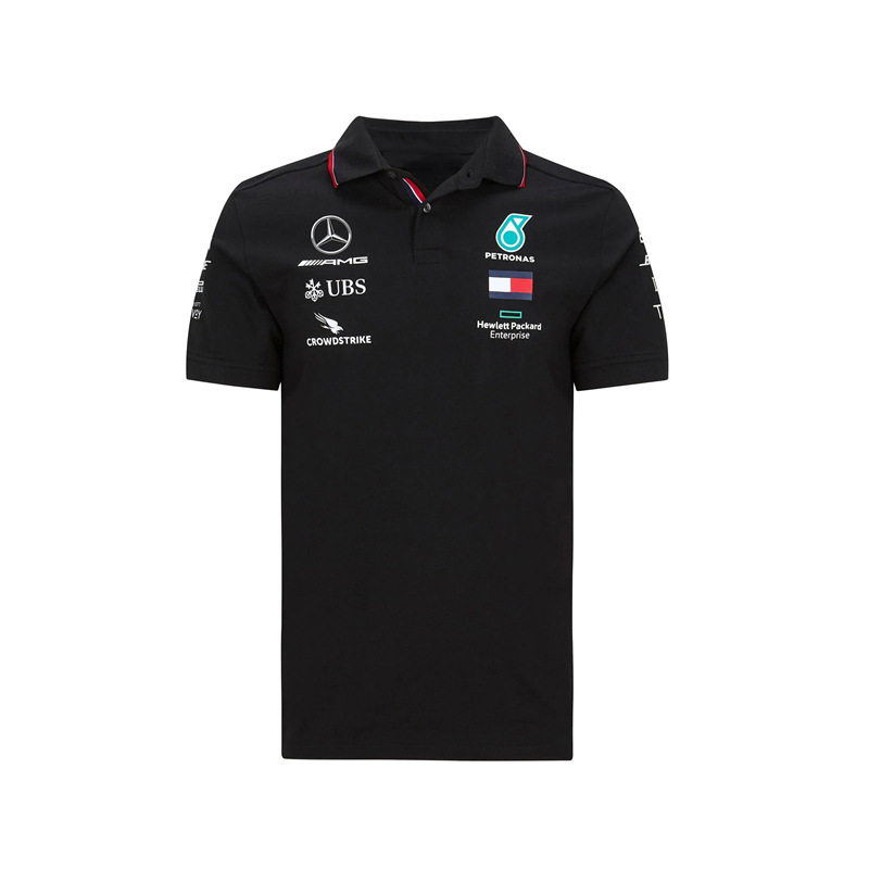 Benz Amg F1 Racing Suit T-shirt Polo Men's Short Sleeve Mercedes Gp Shirt, White;black
Benz Amg F1 Racing Suit T-shirt Polo Men's Short Sleeve Mercedes Gp Shirt, White;black