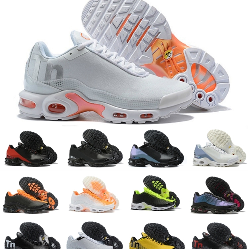 2021 Tn Ultra SE Running Shoes Mercurial Plus Tn Triple Black White Blue Breathable Mesh Sports High Quality Fashion Mens Tns Womens, E008
2021 Tn Ultra SE Running Shoes Mercurial Plus Tn Triple Black White Blue Breathable Mesh Sports High Quality Fashion Mens Tns Womens, E008