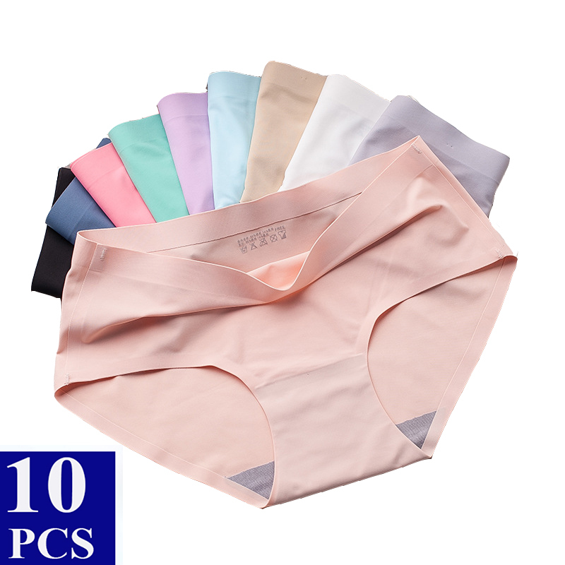 10 Pcs/lot Women Seamless Panties Sexy Lingerie Briefs Breathable Womens Underwear Panties Plus Size Underpants Tanga Mujer, 10 mix
10 Pcs/lot Women Seamless Panties Sexy Lingerie Briefs Breathable Womens Underwear Panties Plus Size Underpants Tanga Mujer, 10 mix