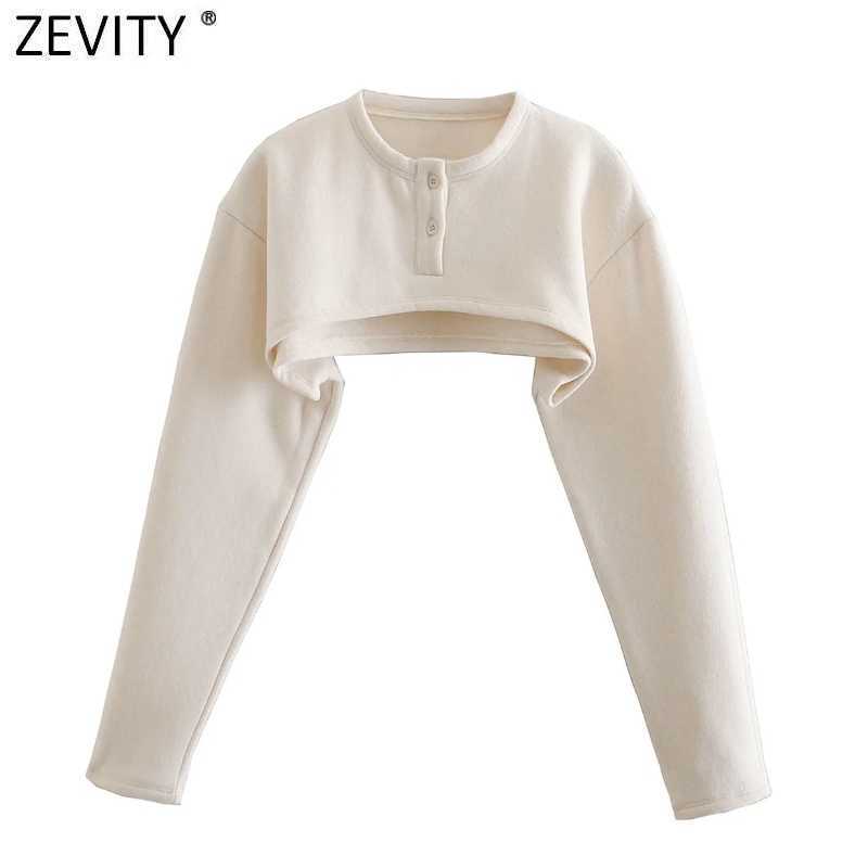 Zevity Women Fashion Solid Color Button Up Casual Fleece Sweatshirts Female Basic Chic Oversleeve Design Pullovers Tops H570 210603, Xqj h570m
Zevity Women Fashion Solid Color Button Up Casual Fleece Sweatshirts Female Basic Chic Oversleeve Design Pullovers Tops H570 210603, Xqj h570m