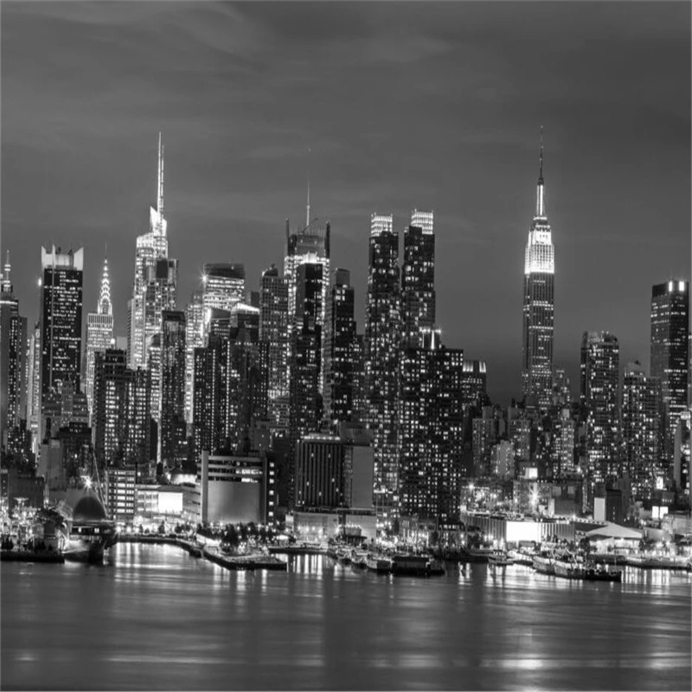 Custom 3D wallpaper New York Landscape photo Mural Large living room bedroom backdrop painting decorate Waterproof