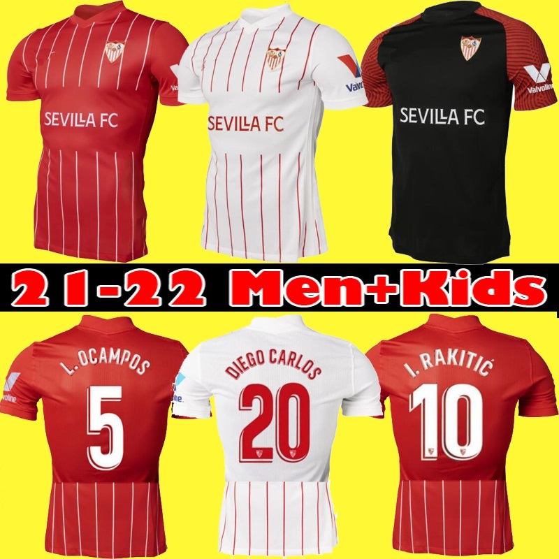 21 22 FC Sevilla Soccer Jerseys 2021 2022 EVER BANEGA EN-NESYRI NAVAS DE JONG EL HADDADI REGUILON Football Shirt Men kids camisetas futbol, Black;yellow
21 22 FC Sevilla Soccer Jerseys 2021 2022 EVER BANEGA EN-NESYRI NAVAS DE JONG EL HADDADI REGUILON Football Shirt Men kids camisetas futbol, Black;yellow