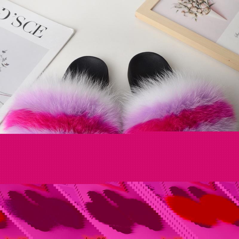 Slippers Fluffy Fur Women Real Slides Woman Summer Flat Furry Home Party Shoes Fashion Casual Fuzzy FS001, Black
Slippers Fluffy Fur Women Real Slides Woman Summer Flat Furry Home Party Shoes Fashion Casual Fuzzy FS001, Black
