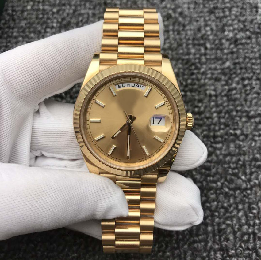 Shopkeeper recommend Fashion high quality watch 40mm 228238 18k Gold Champagne Dial Automatic Day Date men Men's Wristwatches-2
Shopkeeper recommend Fashion high quality watch 40mm 228238 18k Gold Champagne Dial Automatic Day Date men Men's Wristwatches-2