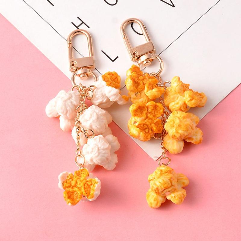 Keychains Lovely Popcorn Keychain Keyring For Women Girl Jewelry Simulated Food Snack Cute Car Key Keyrings Friend Couple Gift
Keychains Lovely Popcorn Keychain Keyring For Women Girl Jewelry Simulated Food Snack Cute Car Key Keyrings Friend Couple Gift