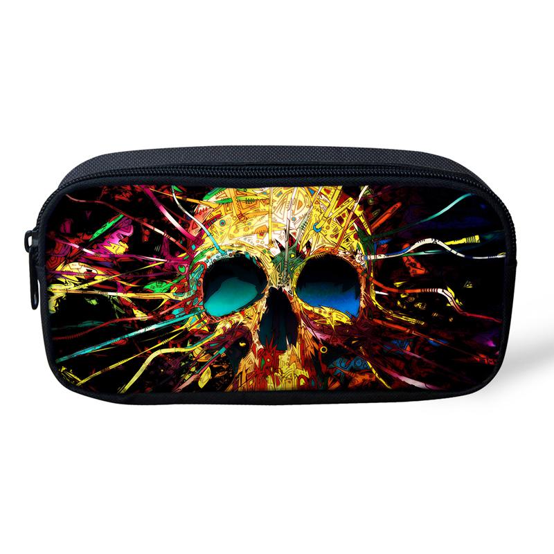 Cool Skull 3D Print Portable Pencil Cases Cosmetic Bag Storage Fashion Ins Student Pen Holder Large Capacity Bags &
Cool Skull 3D Print Portable Pencil Cases Cosmetic Bag Storage Fashion Ins Student Pen Holder Large Capacity Bags &
