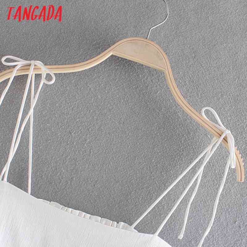 Women Sexy Solid Camis Crop Top Spaghetti Strap Sleeveless Backless Short Blouses Shirts Female Casual Tops 4N18 210416