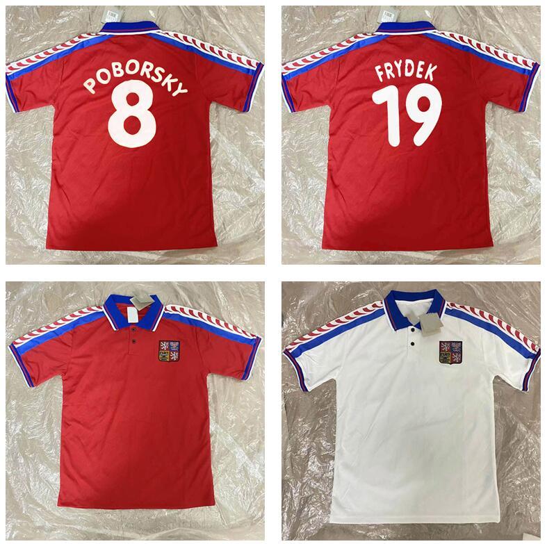Compare with similar Items Retro Soccer Jerseys Czech Republic 1996 1997 Vintage uniform 96 97 home red classic Football Shirt #18 NOVOTNY #4 NEDVED #8 POBORSKY #19, 1996 away+patch
Compare with similar Items Retro Soccer Jerseys Czech Republic 1996 1997 Vintage uniform 96 97 home red classic Football Shirt #18 NOVOTNY #4 NEDVED #8 POBORSKY #19, 1996 away+patch