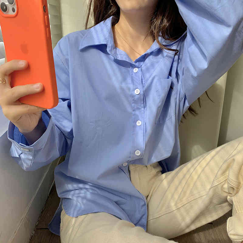 Gentle Solid Lapel Office Lady Female Elegance Stylish Women Chic Basic Blouses All Match Streetwear Shirts 210421