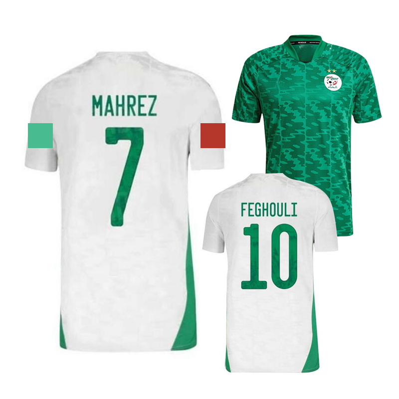 20 21 Algeria Mahrez Home Away Soccer Jerseys Camisa Bounedjah Feghouli Bennacer Adult Shirt national football team white MenShort sleeve, Grey
20 21 Algeria Mahrez Home Away Soccer Jerseys Camisa Bounedjah Feghouli Bennacer Adult Shirt national football team white MenShort sleeve, Grey
