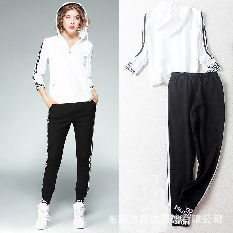 Women' Hoodies & Sweatshirts Sports Suits The 2021 Fashion Show Thin Big Yards Of 7 Minutes Sleeve Hooded Fleece Two-piece Outfit, See chart
Women' Hoodies & Sweatshirts Sports Suits The 2021 Fashion Show Thin Big Yards Of 7 Minutes Sleeve Hooded Fleece Two-piece Outfit, See chart