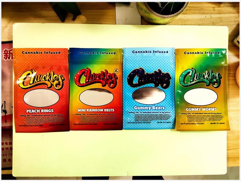 Chuckles Bag Empty Edibles Retail Packaging Mylar Stand Up Pouch 102*160mm Flower Zipper Bags Vape Cartridges Packaging500mg
Chuckles Bag Empty Edibles Retail Packaging Mylar Stand Up Pouch 102*160mm Flower Zipper Bags Vape Cartridges Packaging500mg