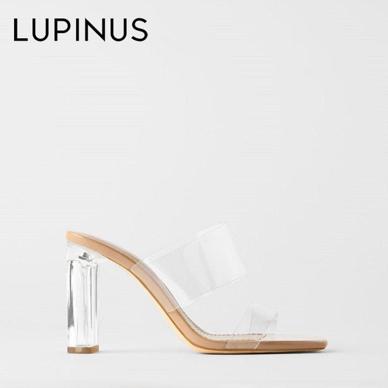 Dress Shoes LUPINUS Fashion Women High Heels Sandals Transparent PVC Mules Outdoor Slipper Ladies Party, Black
Dress Shoes LUPINUS Fashion Women High Heels Sandals Transparent PVC Mules Outdoor Slipper Ladies Party, Black