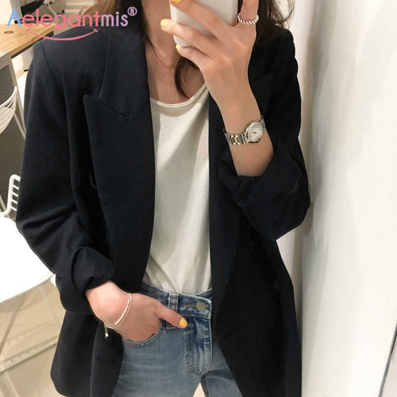 Aelegantmis Loose Women Casual Blazer Jacket Office Lady Black Long Sleeve Work Suit Coat Female Business Blazers Ladies Outwear 210607
Aelegantmis Loose Women Casual Blazer Jacket Office Lady Black Long Sleeve Work Suit Coat Female Business Blazers Ladies Outwear 210607