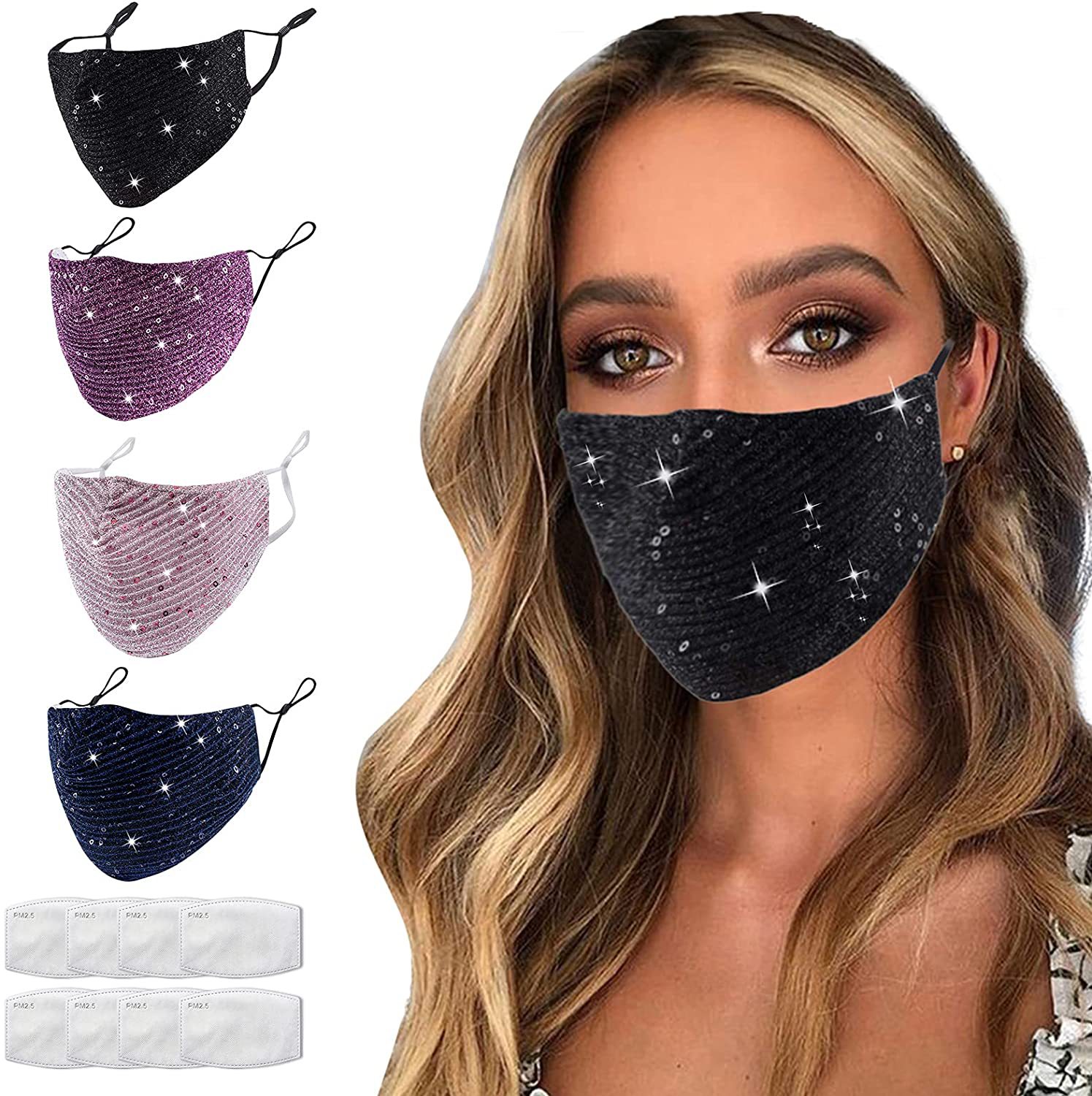 200pack Sequin Mask Cotton Summer Sunscreen Bling Sequined Protective Dustproof Mouth Masks Glitter Face Cover wholesale
200pack Sequin Mask Cotton Summer Sunscreen Bling Sequined Protective Dustproof Mouth Masks Glitter Face Cover wholesale