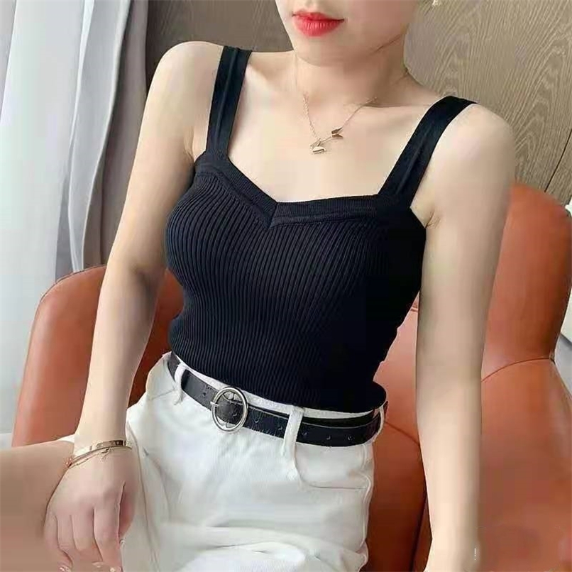 Spring Korean version of pure color outer knit sweater suspenders women's temperament slim vest top 210520, Black
Spring Korean version of pure color outer knit sweater suspenders women's temperament slim vest top 210520, Black