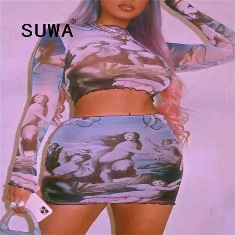 Arrival Trendy Chic Print Sexy Club 2 Piece Outfits Women Sets Clothes Long Sleeve Crop Top Skirts Wholesale Plus Size 210525, Multi
Arrival Trendy Chic Print Sexy Club 2 Piece Outfits Women Sets Clothes Long Sleeve Crop Top Skirts Wholesale Plus Size 210525, Multi