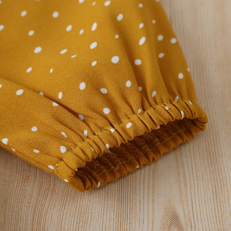 Baby Girl Cute Ruffled Polka Dot Princess Dress Girls Fashion Toddler Children Clothing 210515