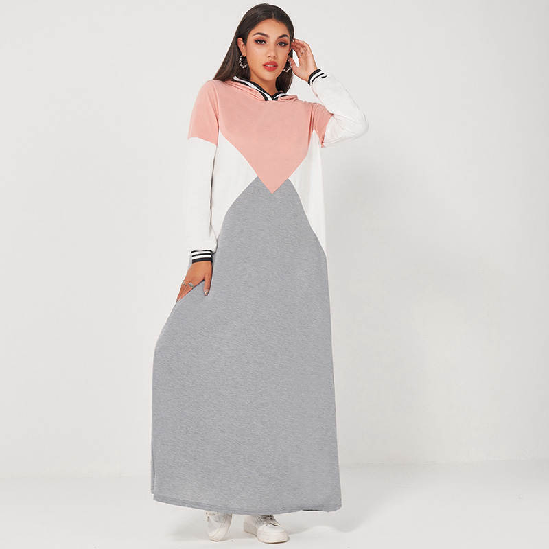 MAI&FUN Womens Hooded Dress Drawstring Hooded Webbing Stitching Long Sleeve Casual Dress, Gray
MAI&FUN Womens Hooded Dress Drawstring Hooded Webbing Stitching Long Sleeve Casual Dress, Gray
